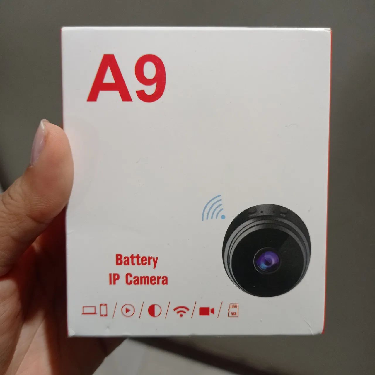 Mini Câmera espiã A9 com visão noturna 