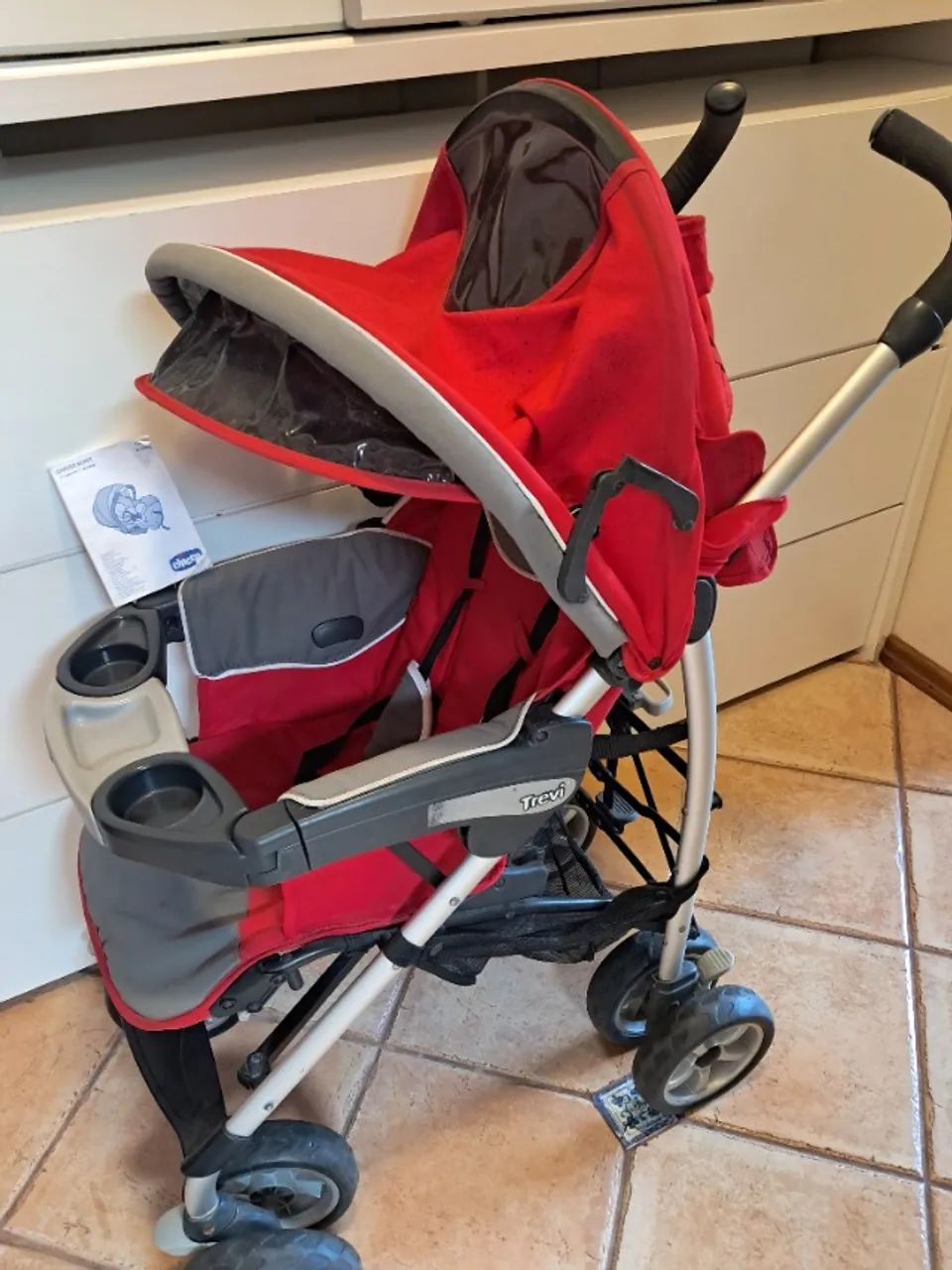 Carrinho e bebê conforto Chicco