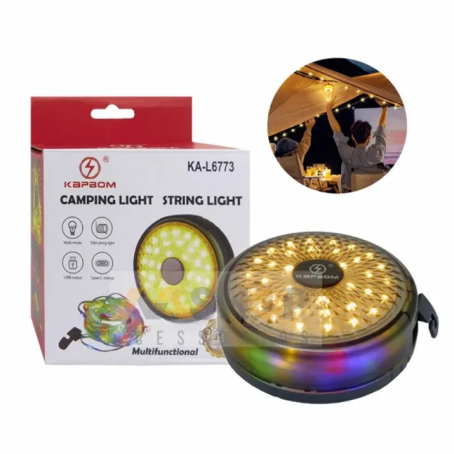 Cordão de LED Recarregável 10M KA-L6773 - Kapbom 009596