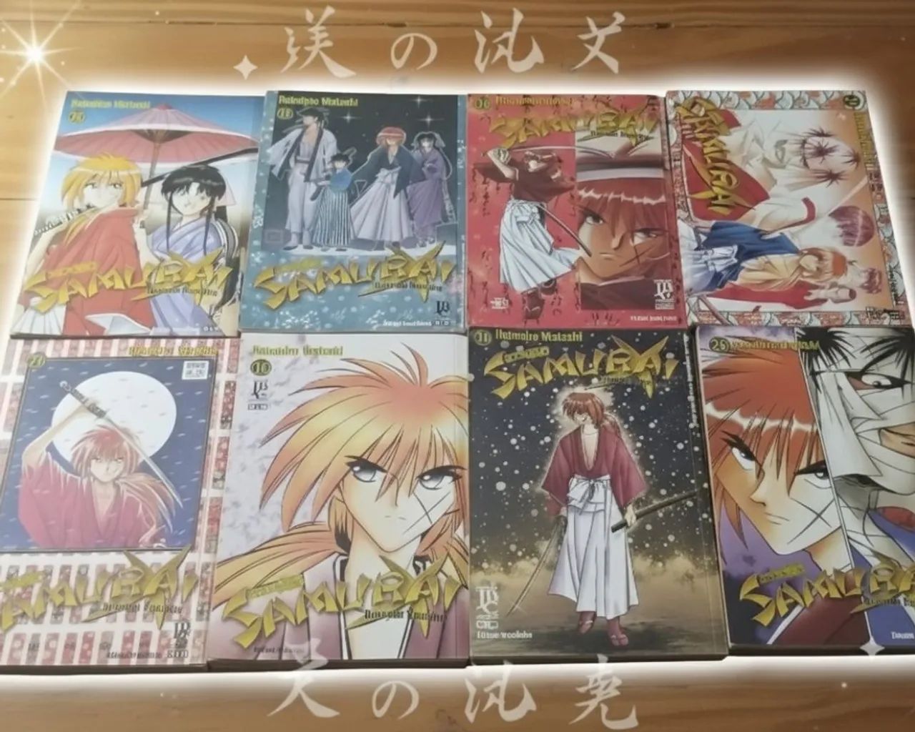 Mangas de samurai x 