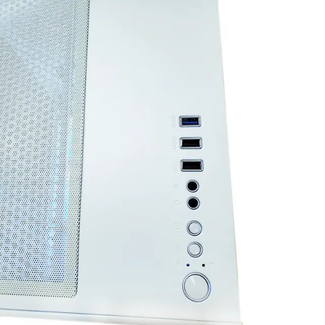 Gabinete Gamer Aquario GB1791 Branco | Com 4 Fans RGB | Novo Com Garantia | Entrega Rápida - Foto 5