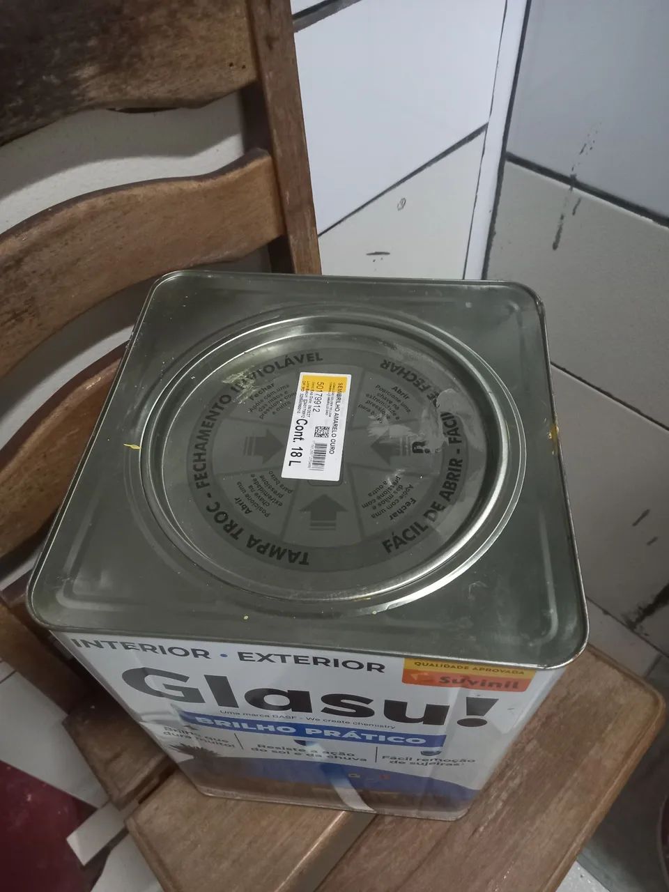 Tinta Glasu! Acrílica Semibrilho 18L - Suvinil - Foto 3