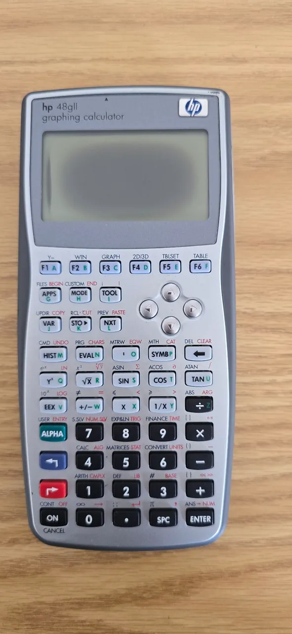 Calculadora gráfica HP 48gll