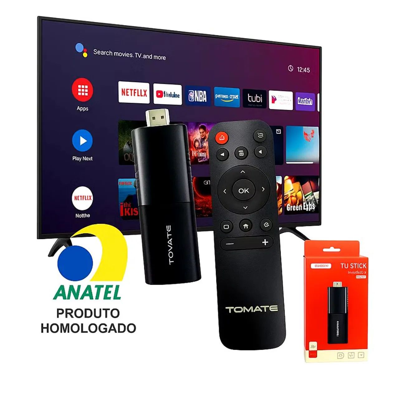 Android TV Stick Tomate 4K64308572138498124