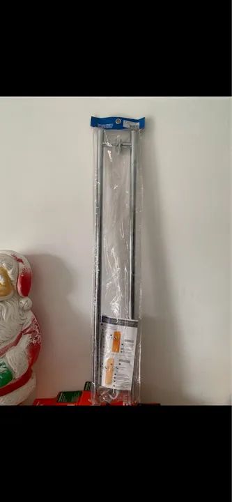 Puxador de poryad  Inox Tubular Duplo 1 metro novo na embalagem