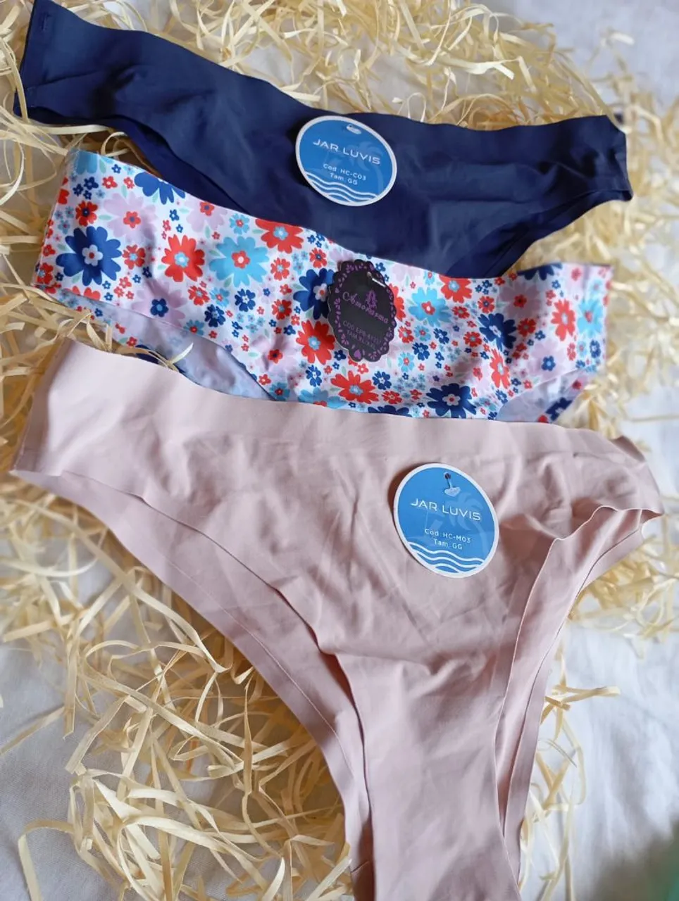 Conjunto de calcinhas sem costura novas e lindas