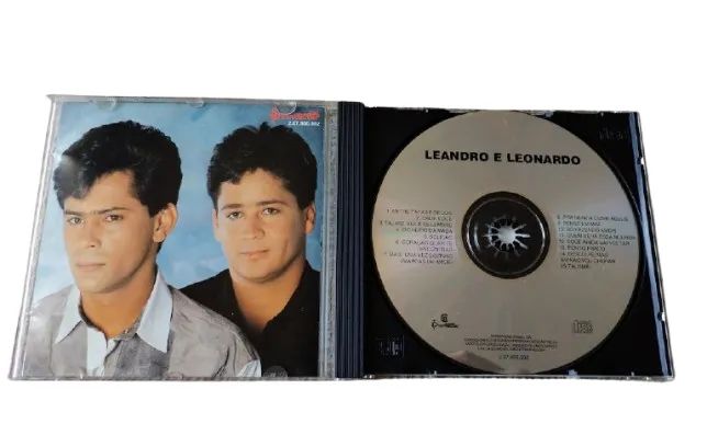 CD Leandro e Leonardo Sertanejo 1989 Chantecler - Foto 3