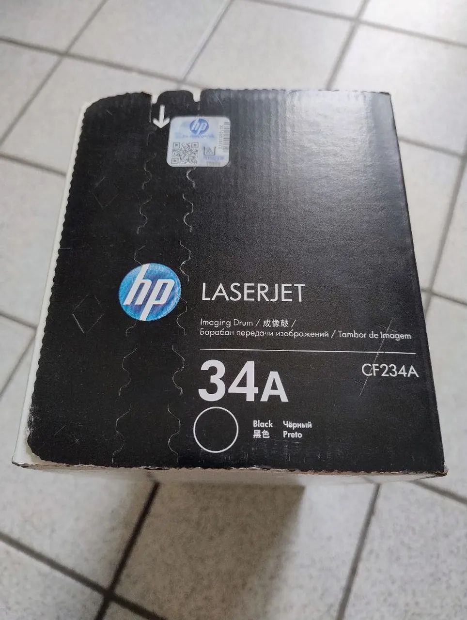 Cartucho Cilindro imagem HP Laserjet 34A - Preto - Foto 2
