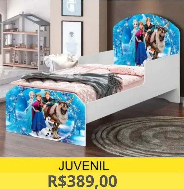 CAMA ADESIVADA JUVENIL A PRONTA-ENTREGA 