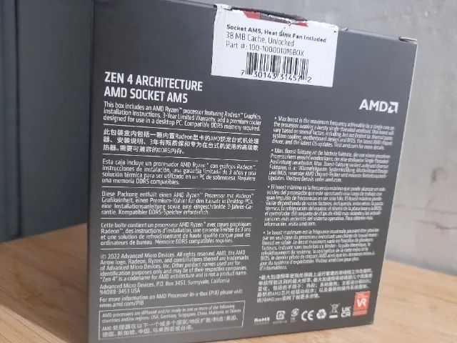 Processador AMD Ryzen 5 7600 Novo! - Foto 2