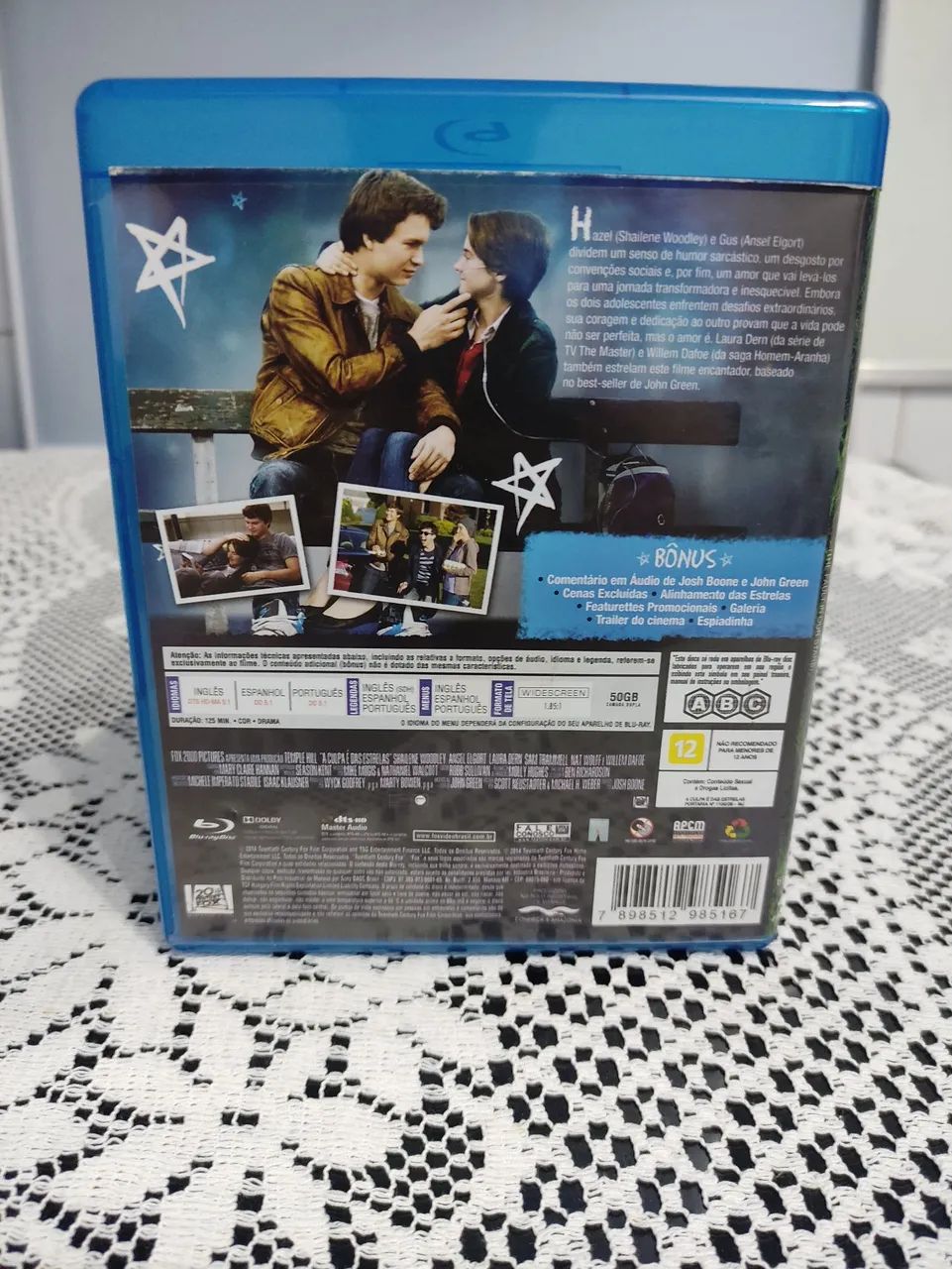 A Culpa É das Estrelas - Blu-ray (original) - Foto 2