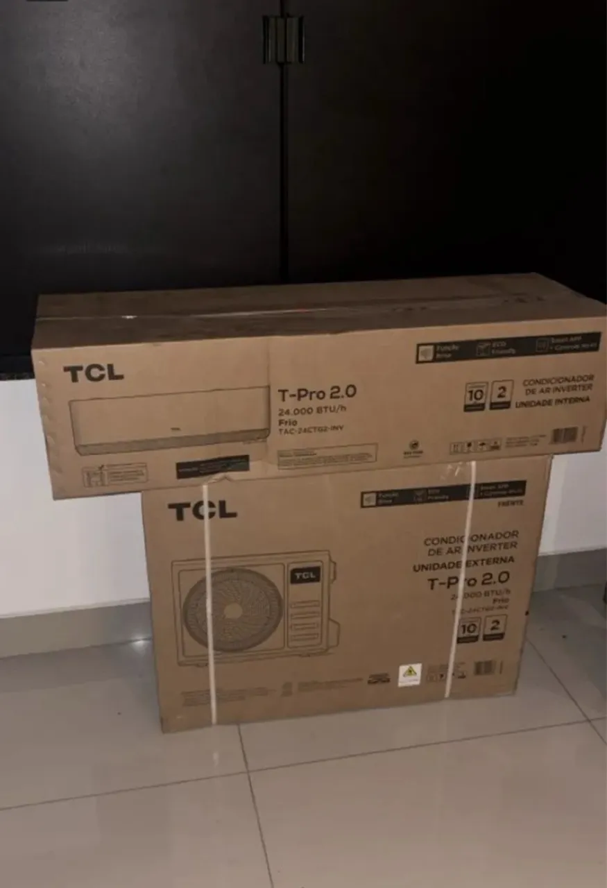 Ar Condicionado TCL T-Pro 2.0 Inverter 24.000 Btus Quente e Frio 220v