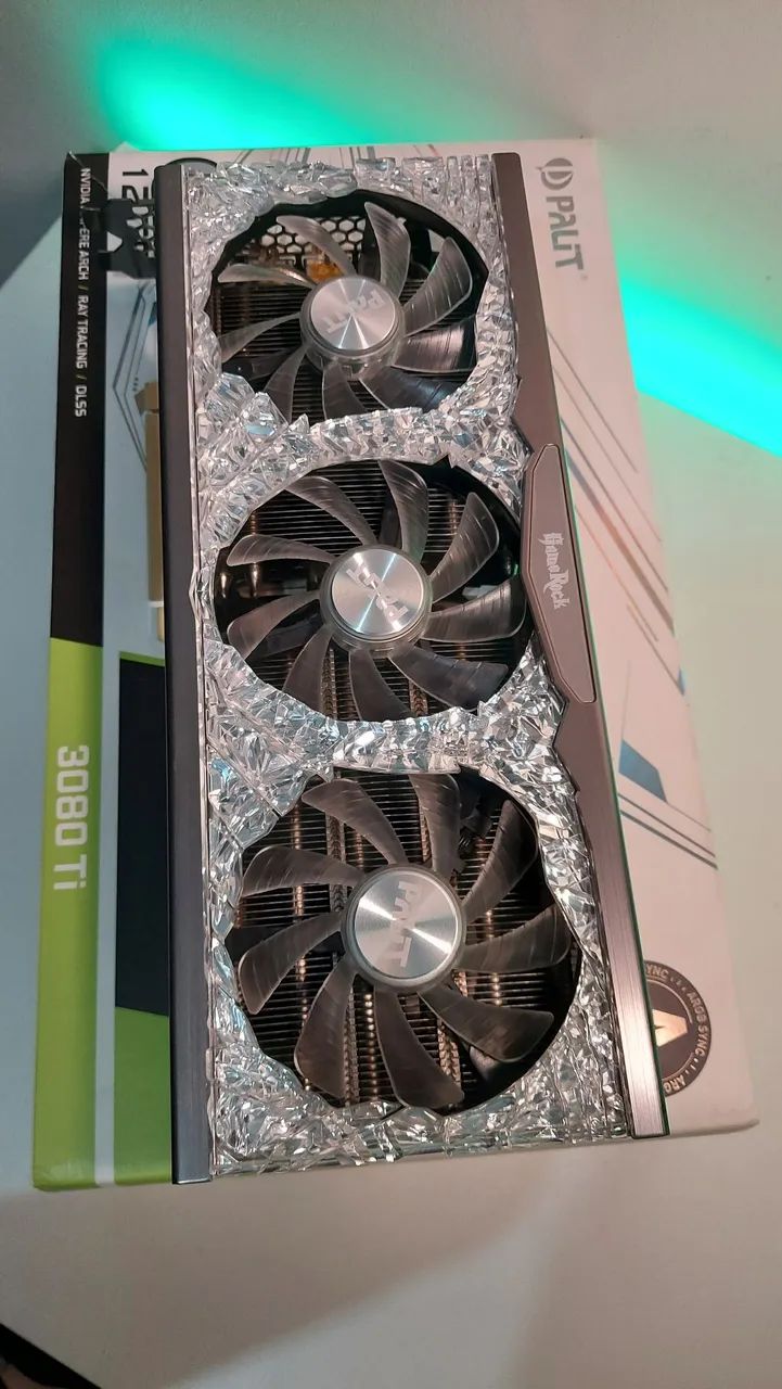 RTX 3080 Ti GameRock, LHR, 12GB, GDDR6X, 384bit - Foto 2