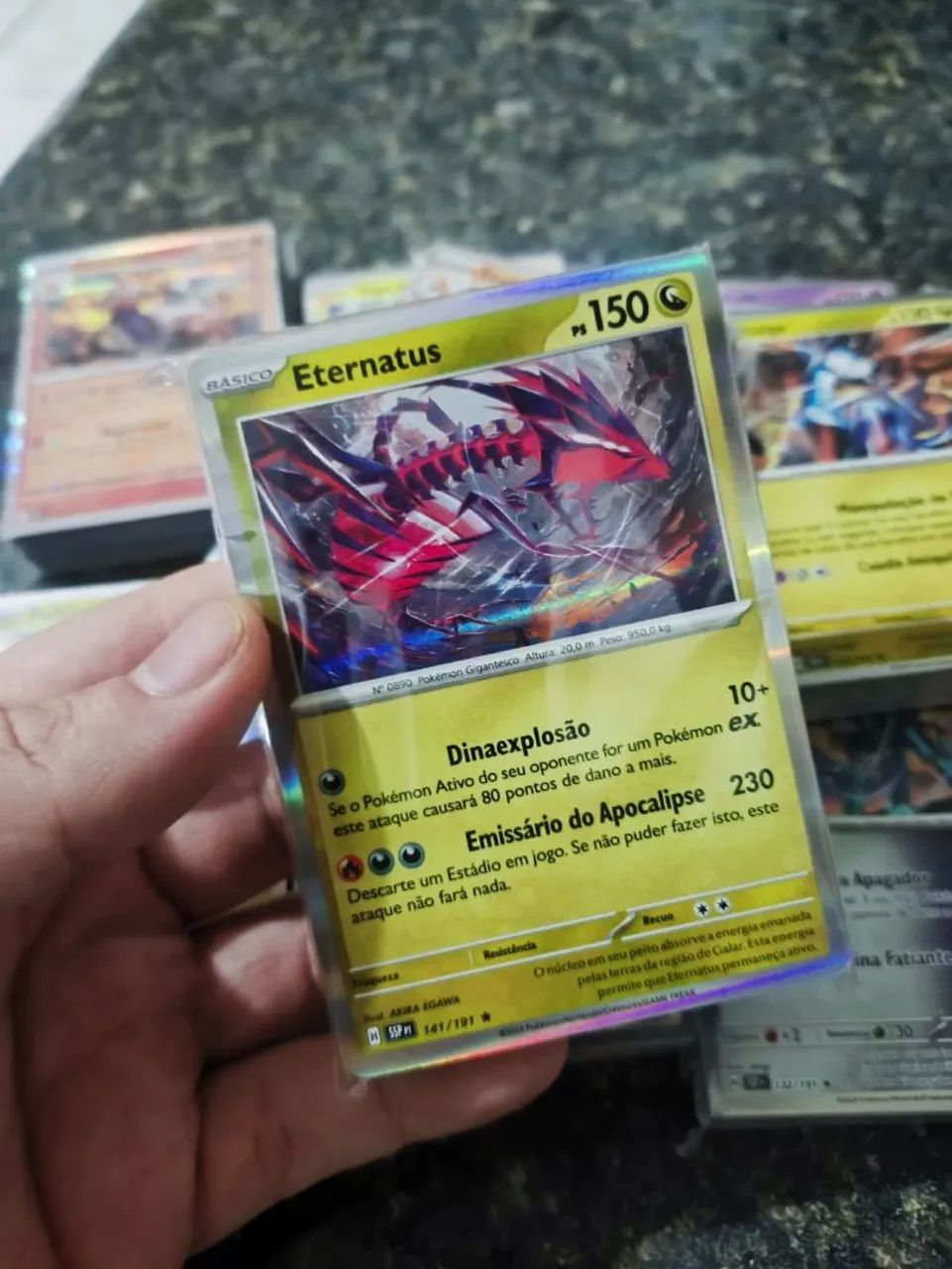 Lote Cartas Pokemon (50 cartas sem repetir contém 5 brilhantes) - Foto 3