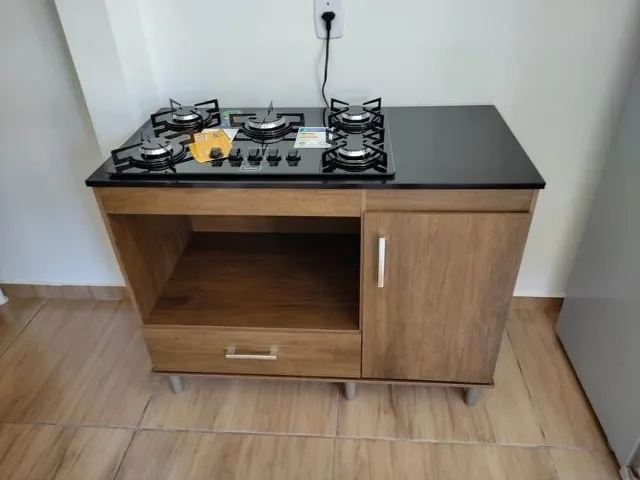 Balcão Teresina + Cooktop 5 Bocas Atlas