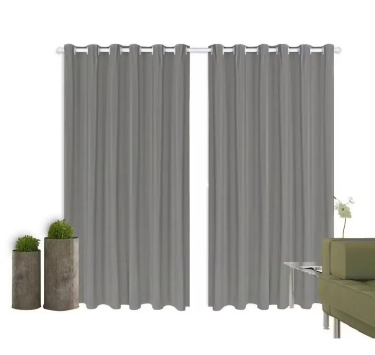 Cortina para sala corta luz