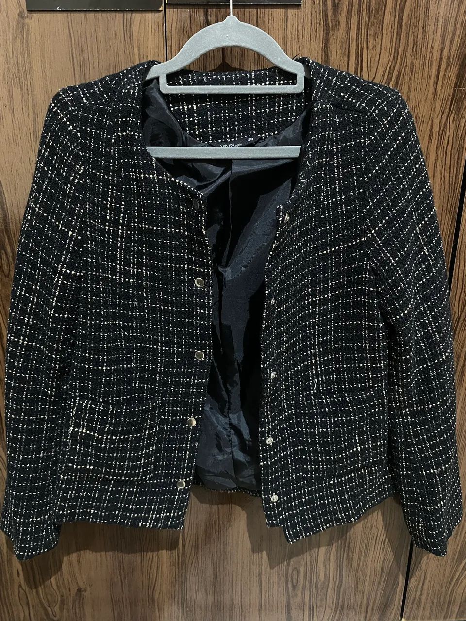 Jaqueta Tweed Clássica - Foto 5