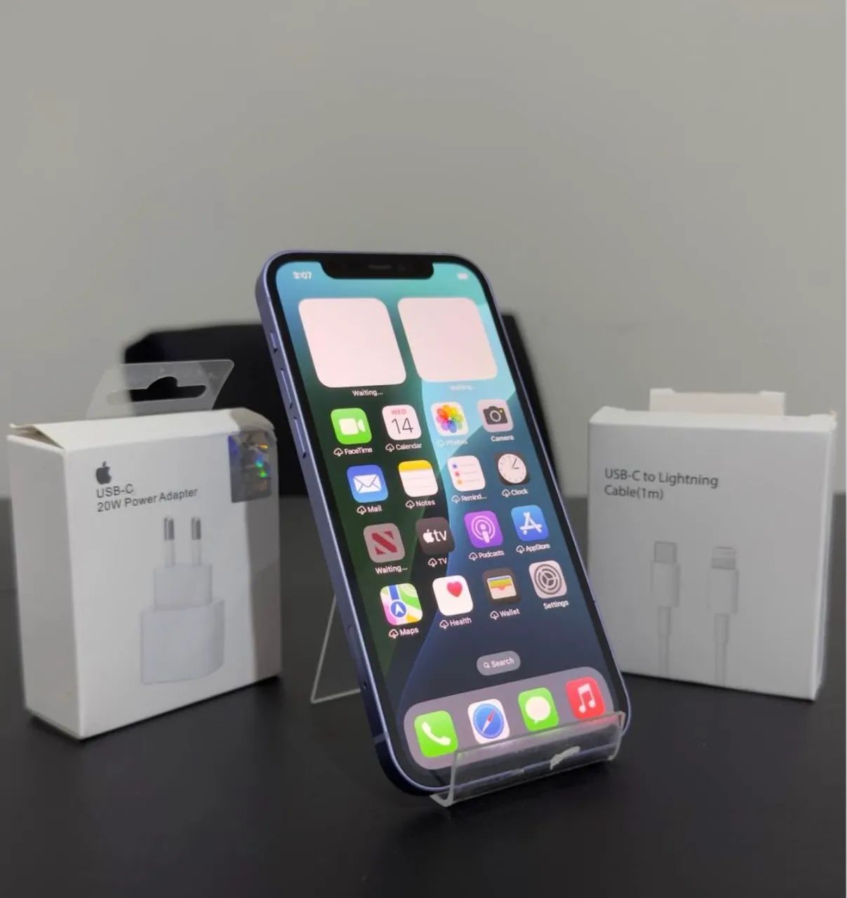 IPHONE 12 128GB LILÁS BATERIA 88% IMPECÁVEL - Celulares e