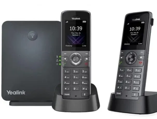 Telefone Ip Yealink W73P Central + 2 Telefones com Base