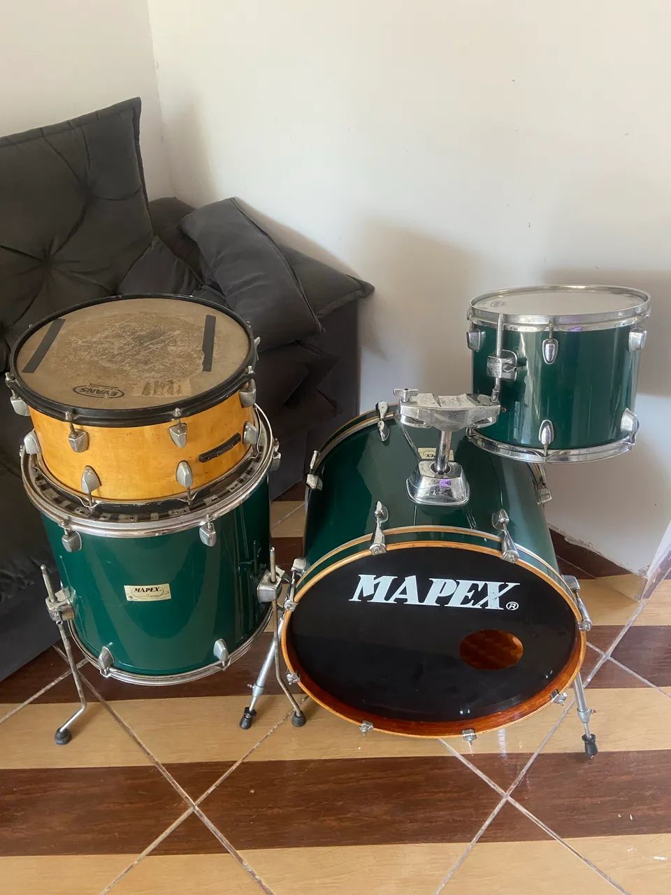 BATERIA MAPEX V SÉRIES COM CAIXA  - Foto 4