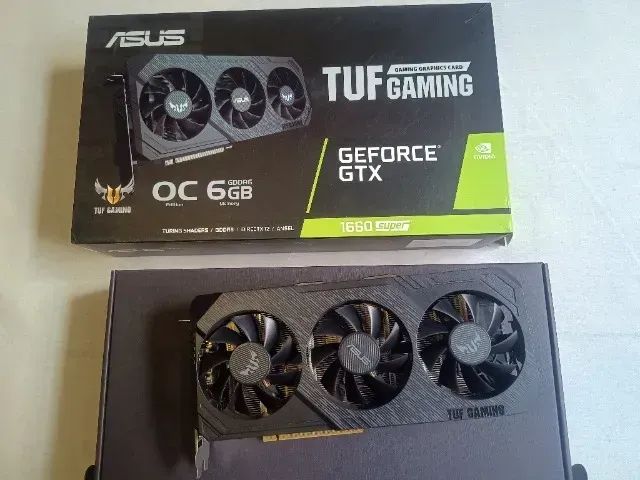 Placa de vídeo 1660 super Asus TUF3 6 Gb