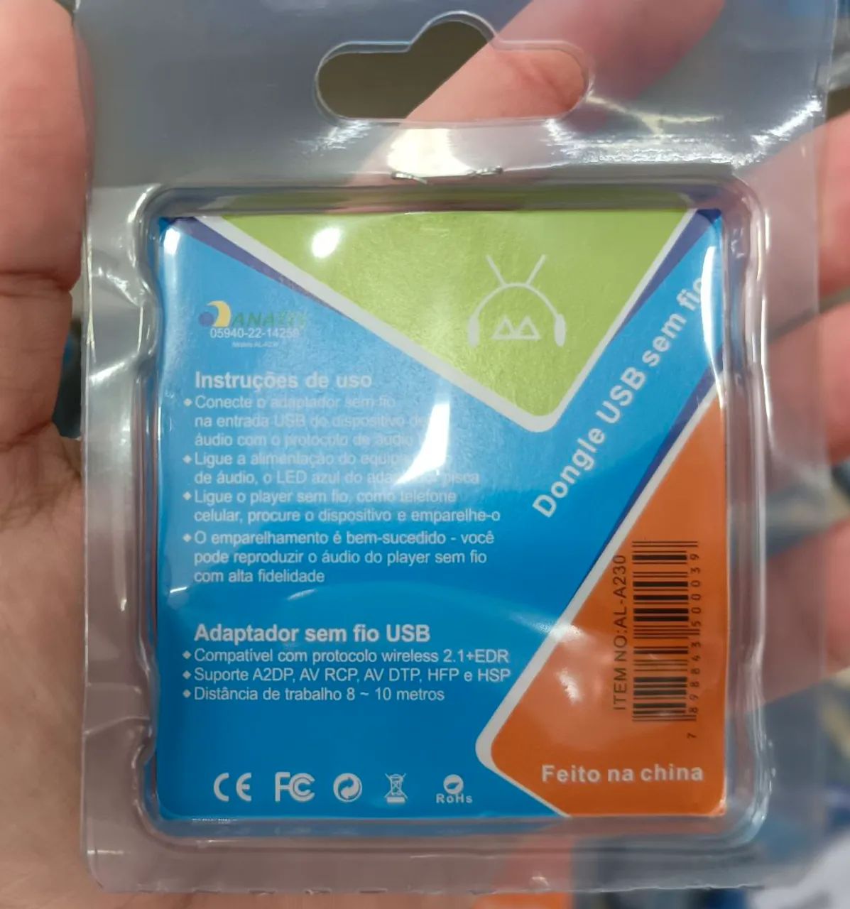 RECEPTOR BLUETOOTH USB S/FIO REF: AL-A230 - Foto 2