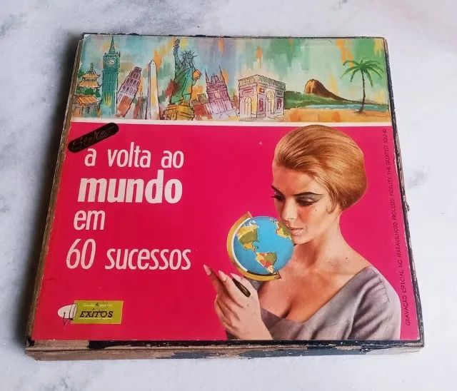 Box Set c/ 5 LPs - A Volta ao Mundo em 60 Sucessos - Foto 2