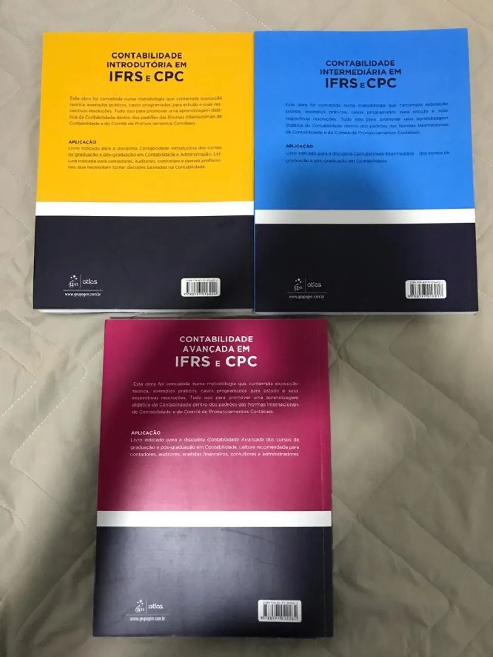 livros Contabilidade em IFRS e CPC - Introdutória + Intermediária + Avançada - 2ª edição - Foto 2