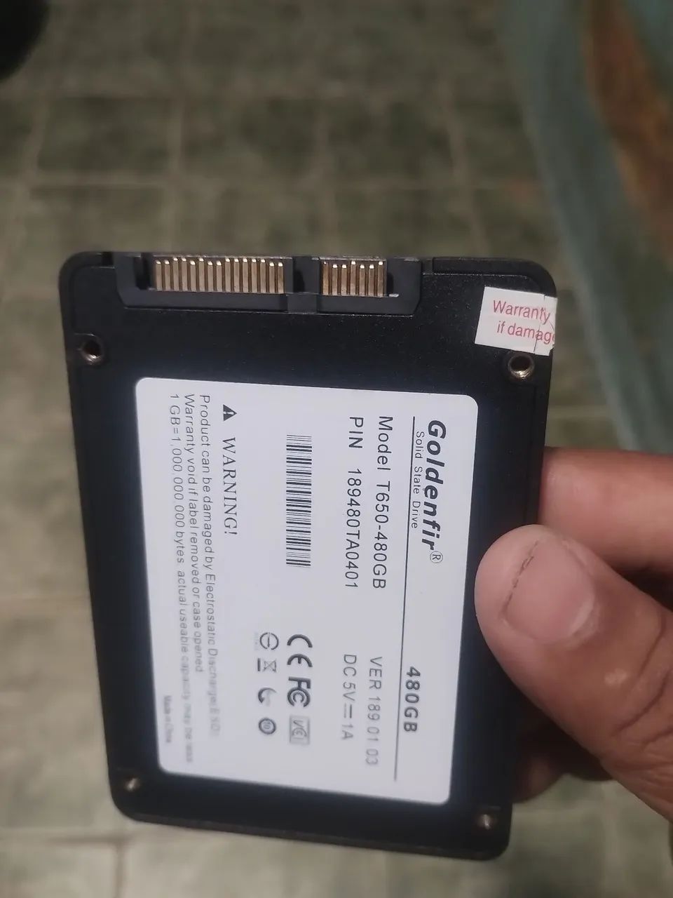 SSD, GOLDENFIR, 2.5 SATA ,DE 480GB. - Foto 2