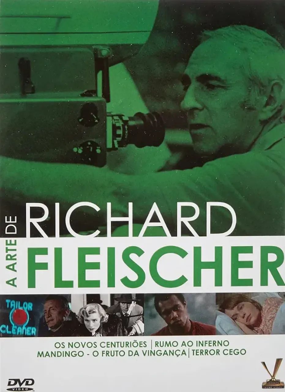 DVD A Arte de Richard Fleischer - 2 Dvds e 4 cards- Versátil 