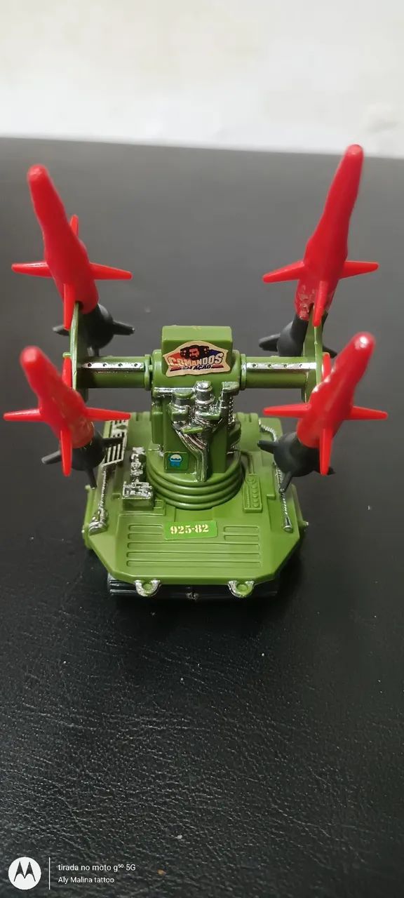 robô lança mísseis comandos em ação gi joe 