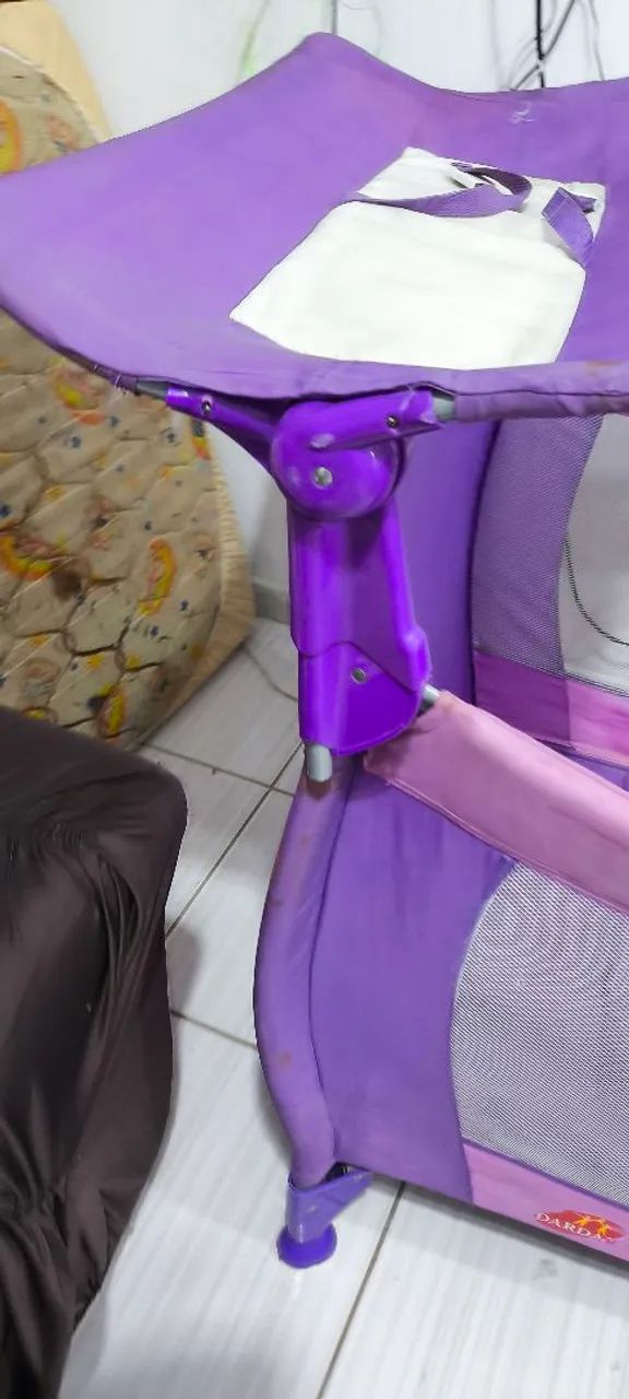 Berço Cercado para Bebê completo com colchão  - Foto 3