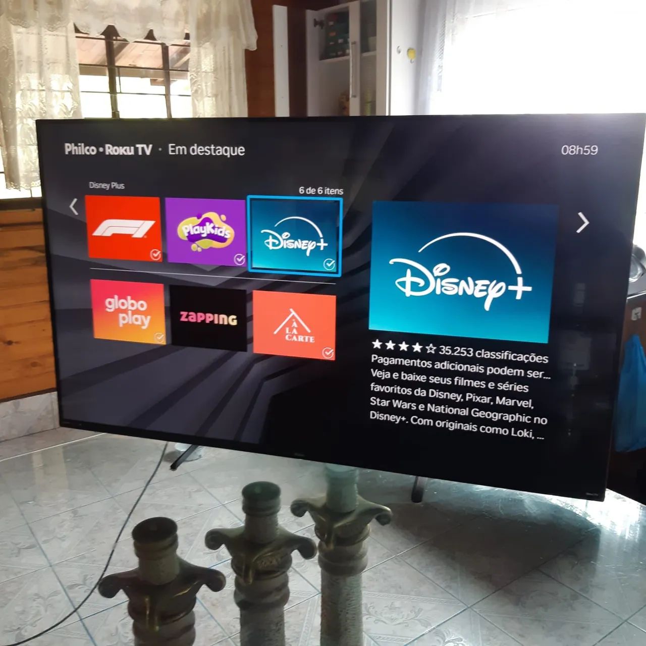Tv 4k Smart 43"Philco Roku Tv Wi-Fi ultra slim  - Foto 5