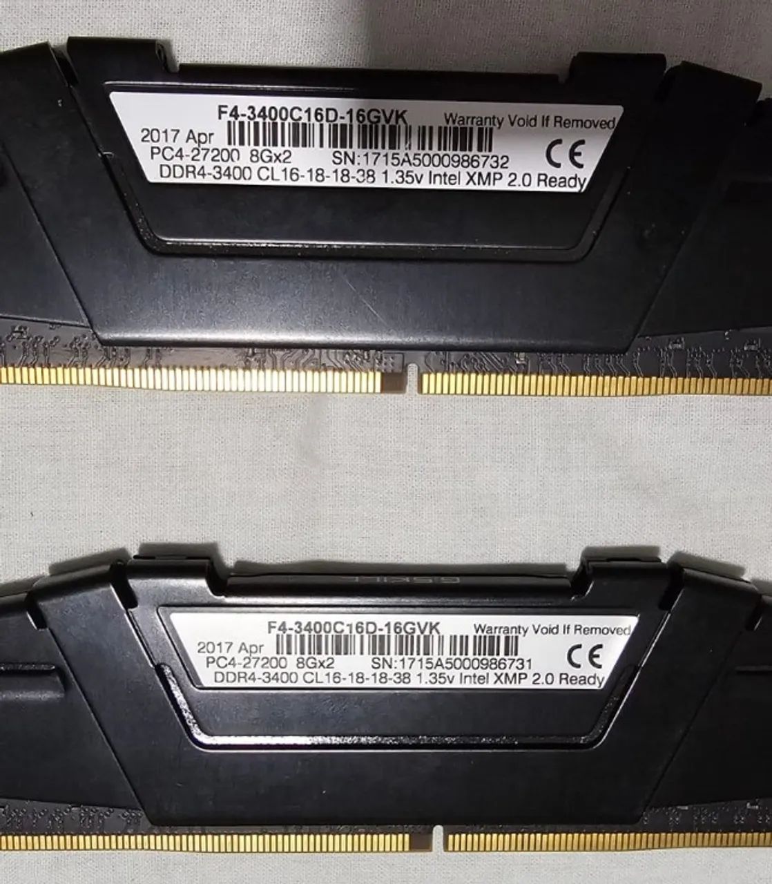 Kit G.Skill Ripjaws V DDR4-3400 16GB - Foto 4