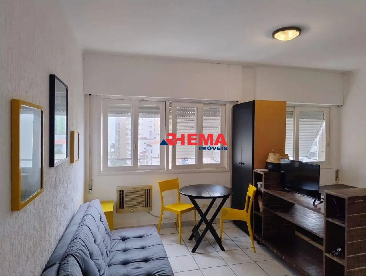 Sala-Living para alugar, 30 m² por R$ 2.500/mês - Aparecida - Santos/SP