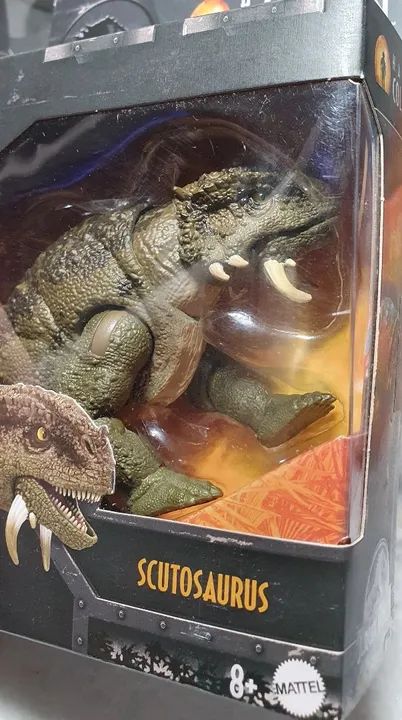 Jurassic world Scutosaurus Hammond Collection lacrado mattel - Foto 4