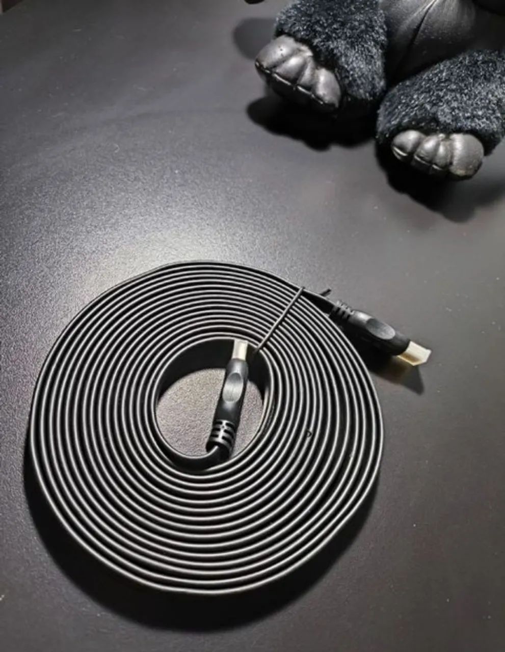 Cabo HDMI 2.0 Fino/Chato 13mm Largura X 3mm Espessura | Conects Banhados Ouro | PIX | NOVO - Foto 4