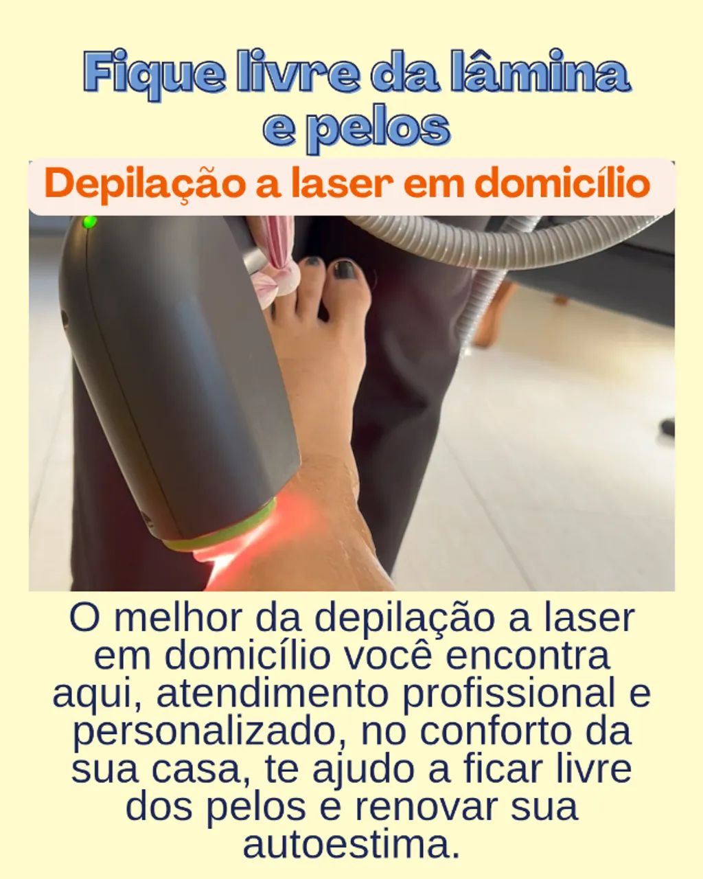 Depilação a laser 
