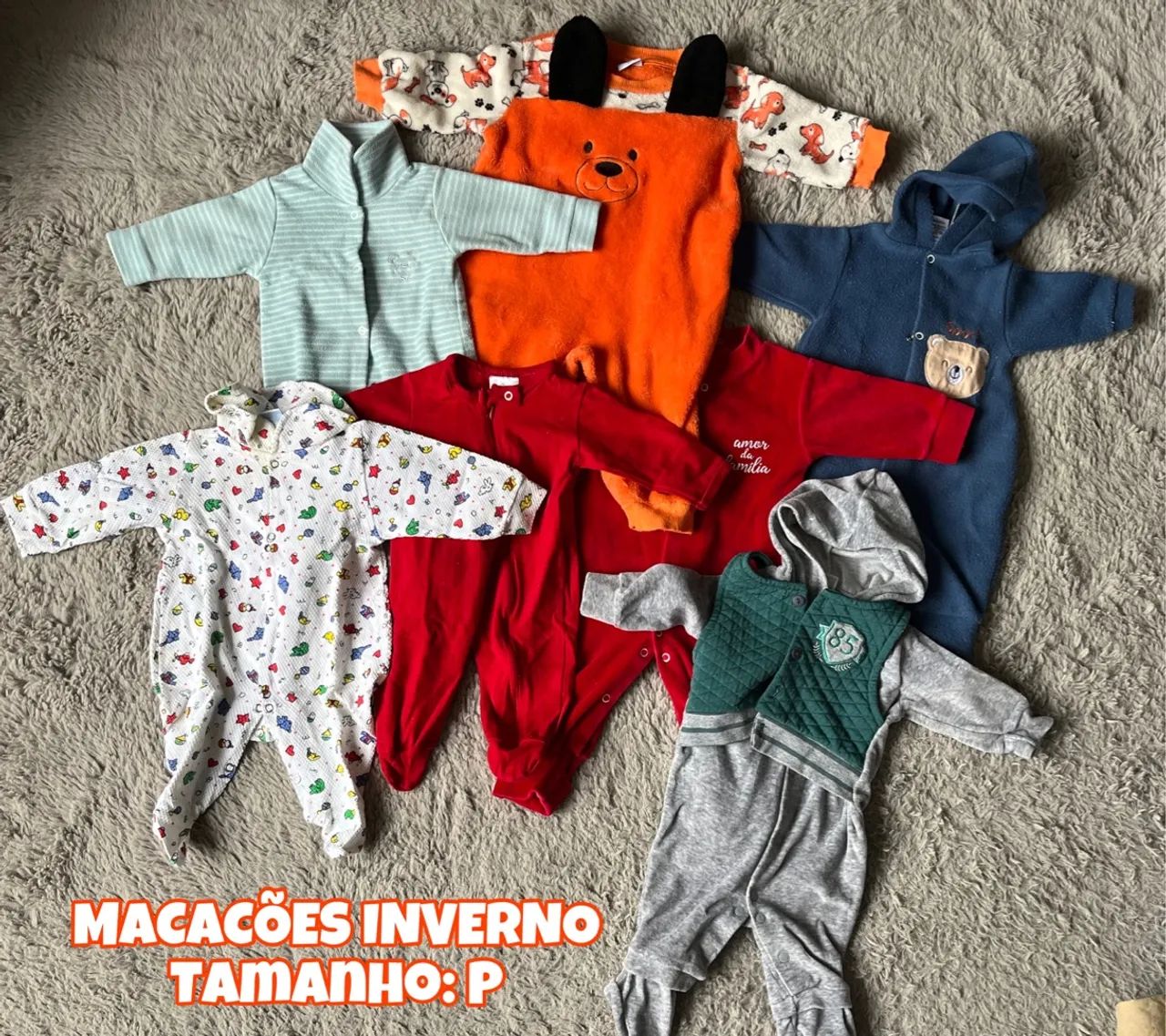 Enxoval bebê - Roupas p/ menino 