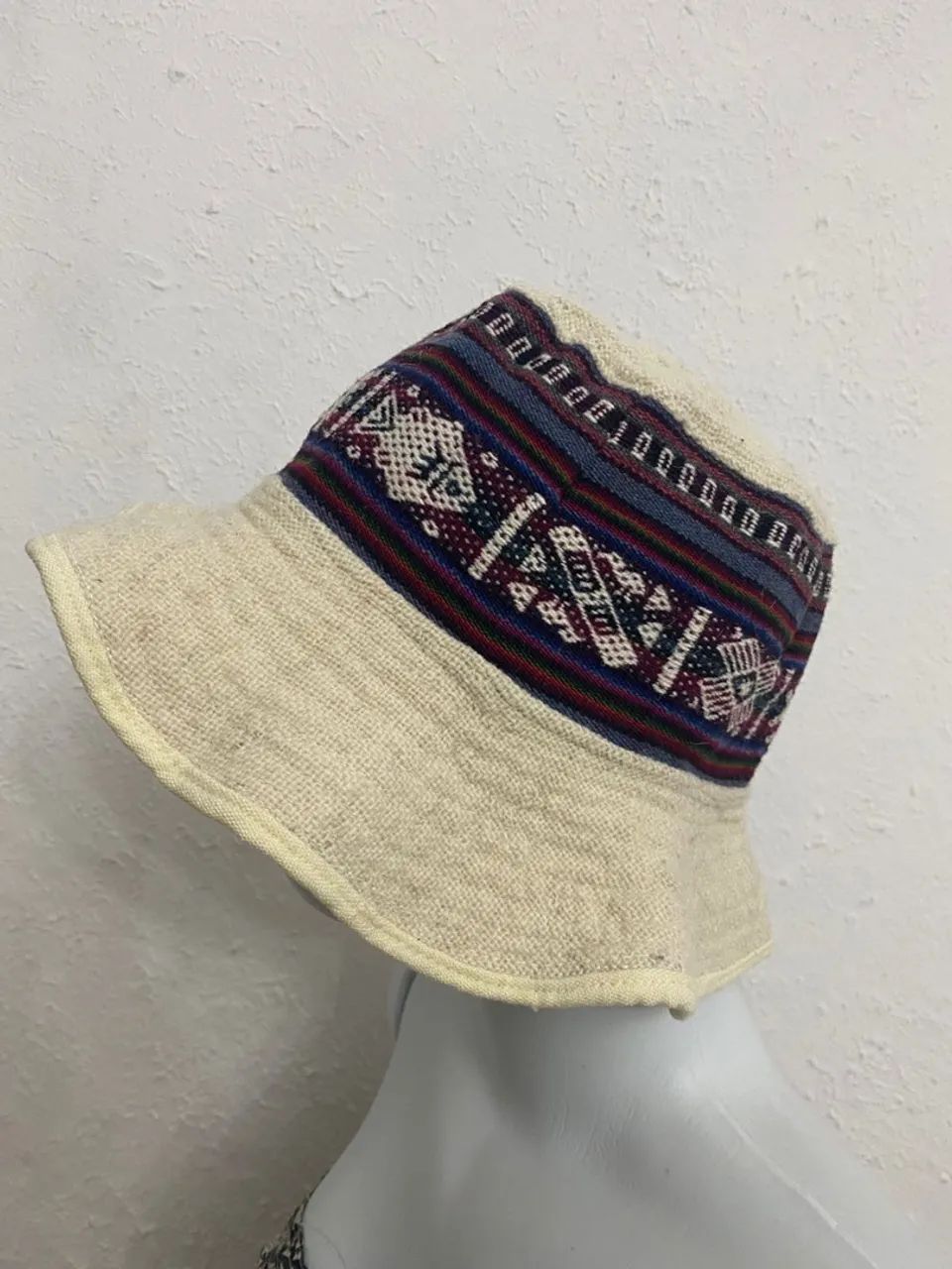 Chapéu Estilo Inca Lã Bom Estado - Foto 5
