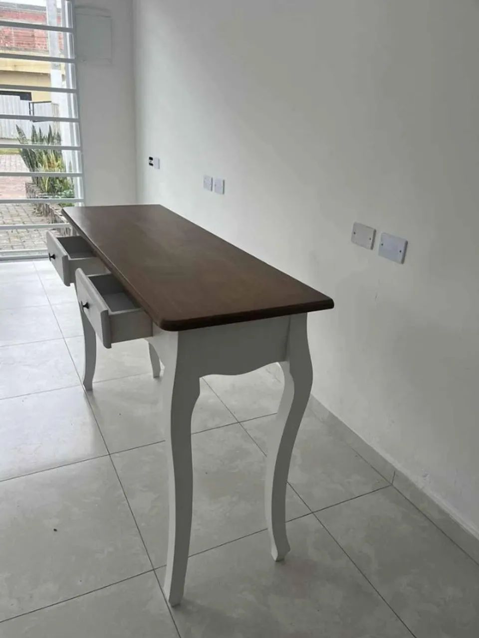 Aparador rustico branco de madeira   - Foto 4