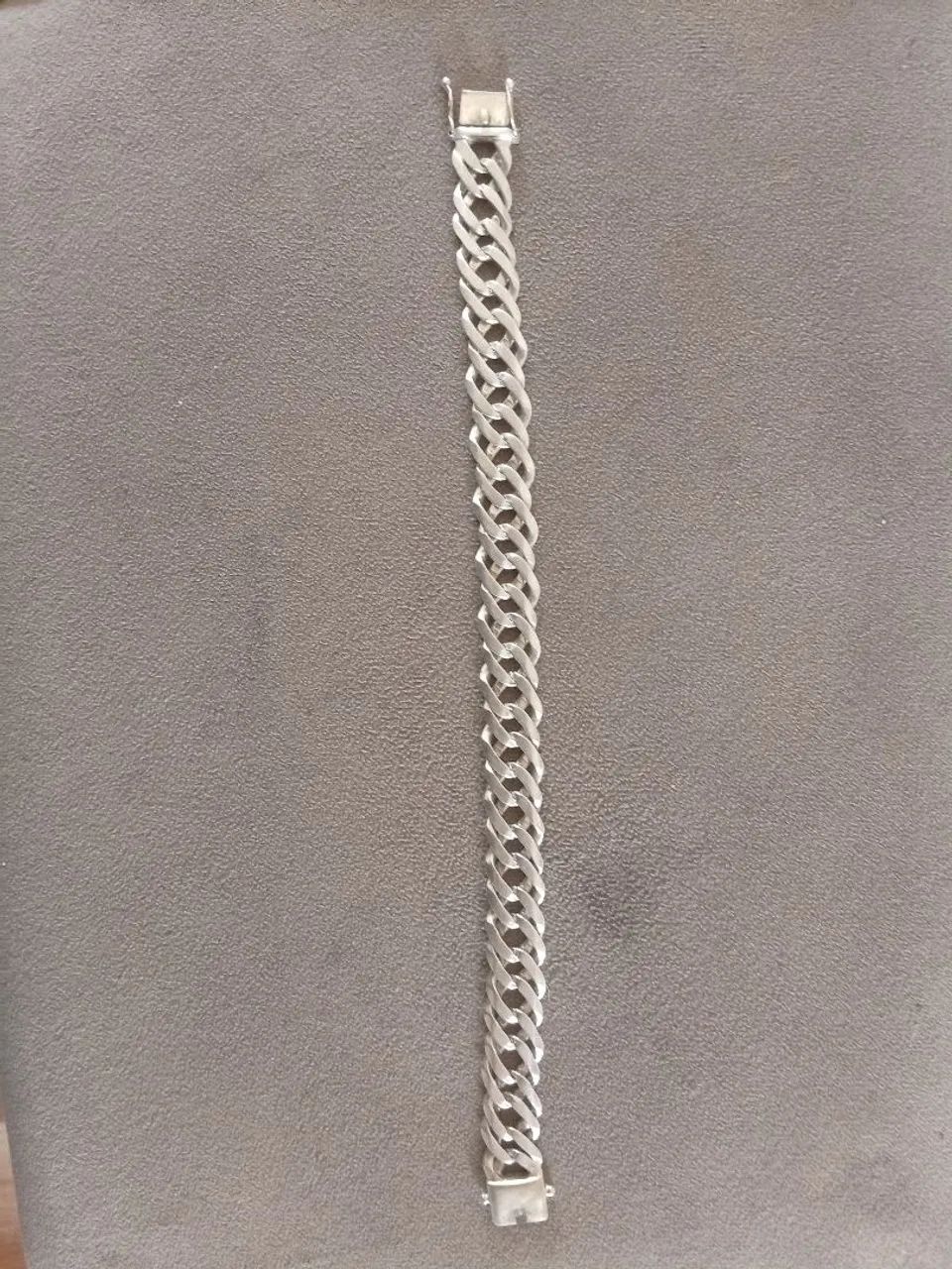Pulseira de prata 13mm - Foto 2