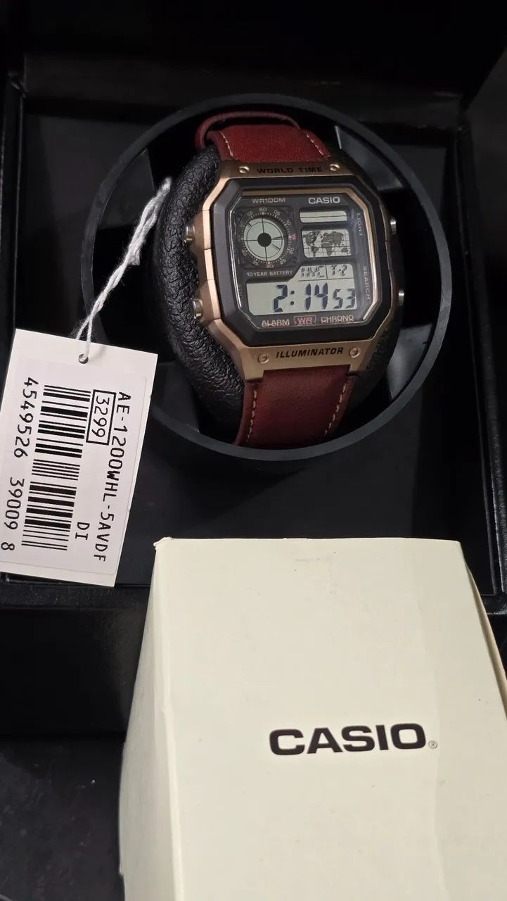 Casio Royale 007 edição pulseira de couro - Foto 5
