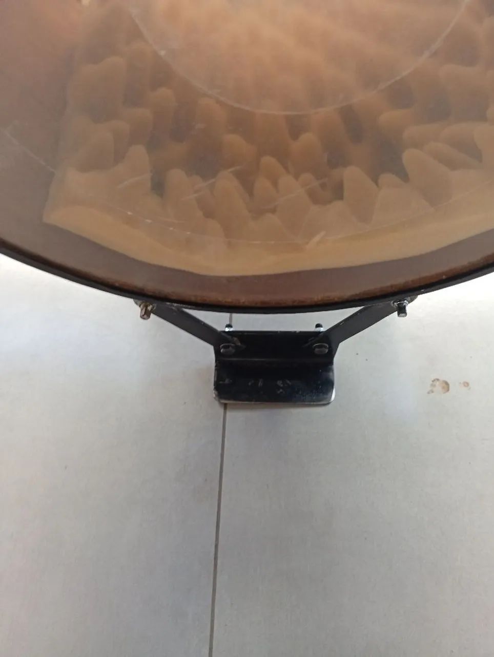 Surdo 16" convertido pra bumbo com pés e elevador. - Foto 3
