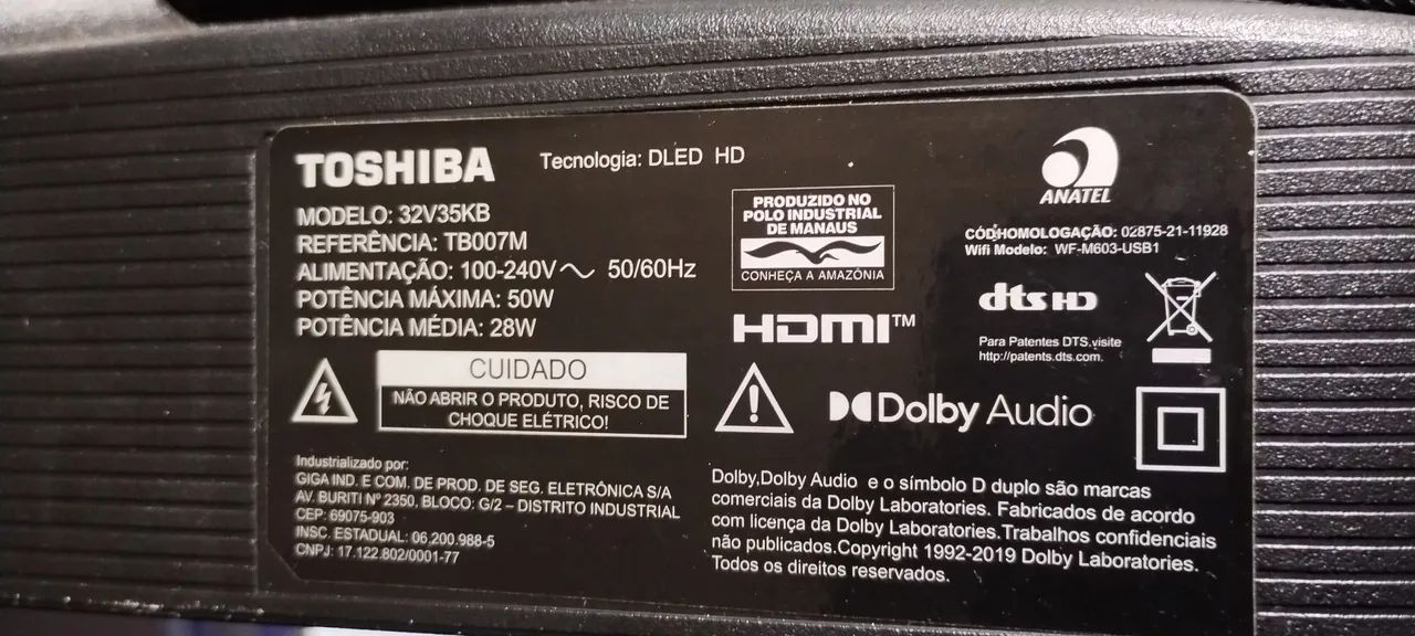 Smart TV Toshiba 32 - Sem Controle - Foto 6