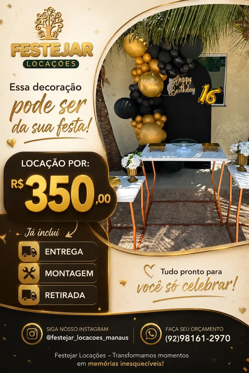 Aluguel de decoração 
