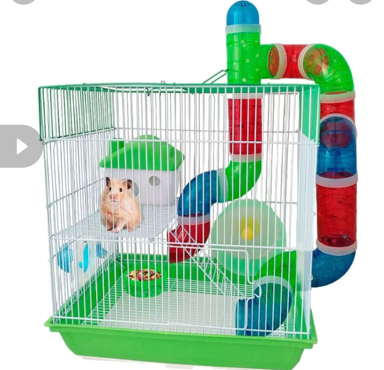 Gaiola semivova, pouco tempo de uso