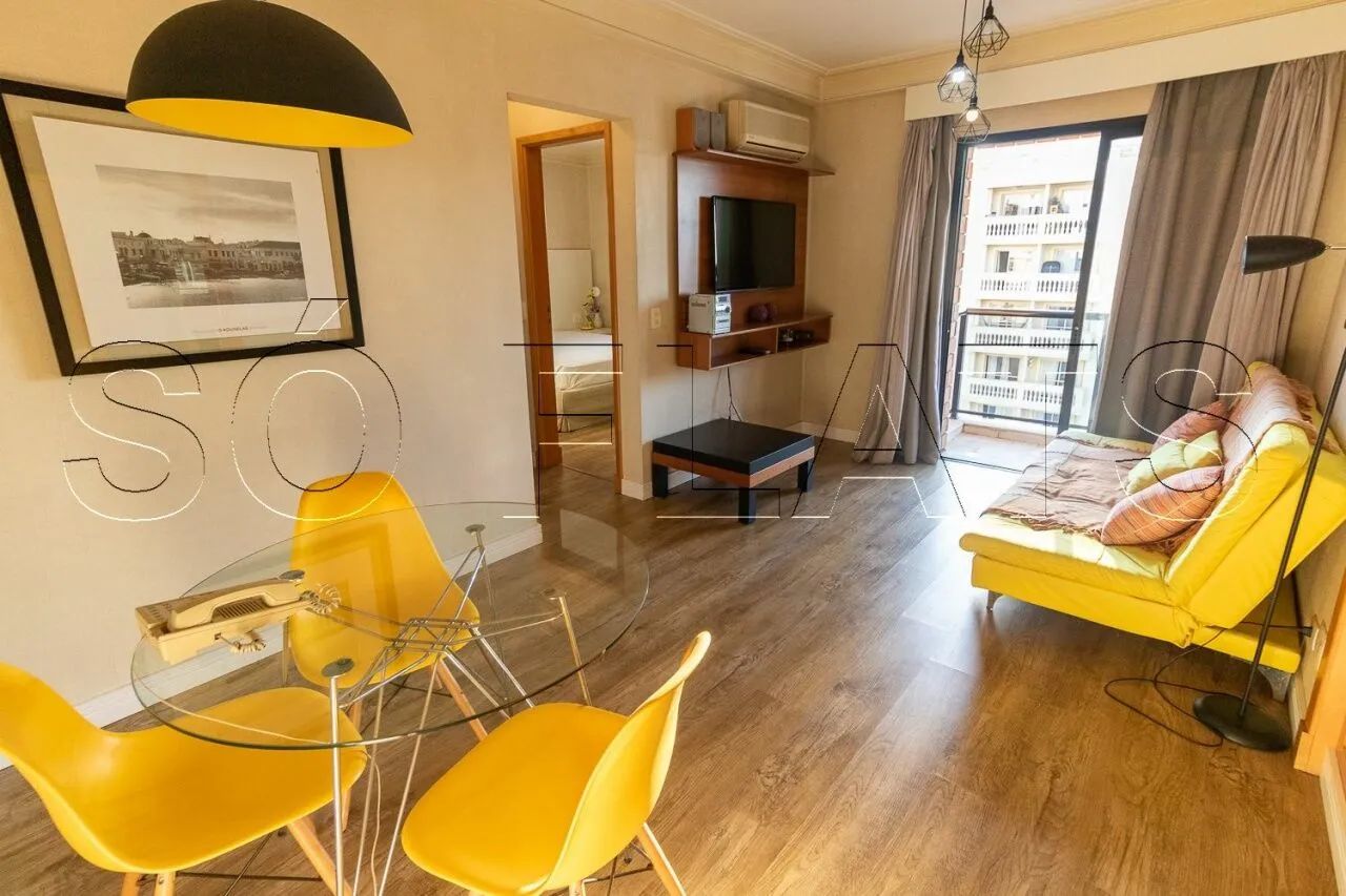 Flat Moema Comfort Pintassilgo disponível para compra com 45m², 01 dorm e 01 vaga