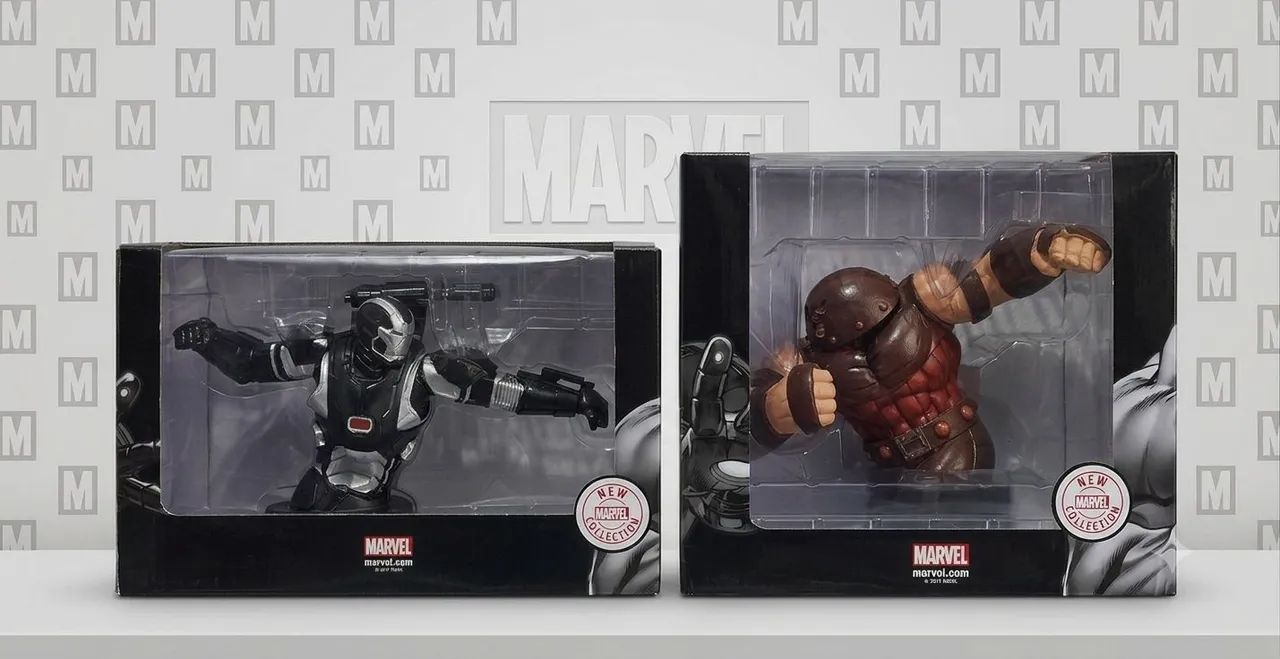 Lote Bustos Marvel Eaglemoss - Thanos, Hulk, Colossus, War Machine, Ultron e Fanatico - Foto 2