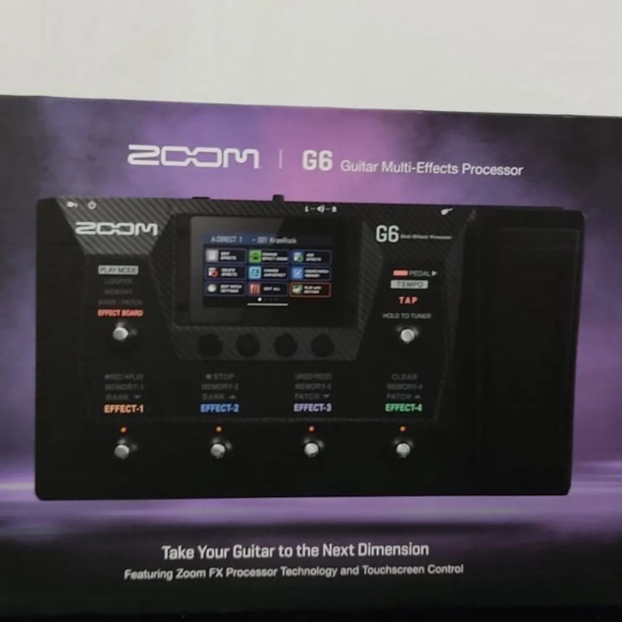Pedaleira ZOOM G6 (NOVA) - Foto 2